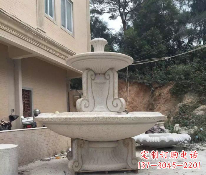 济南大理石大型喷泉石雕_2