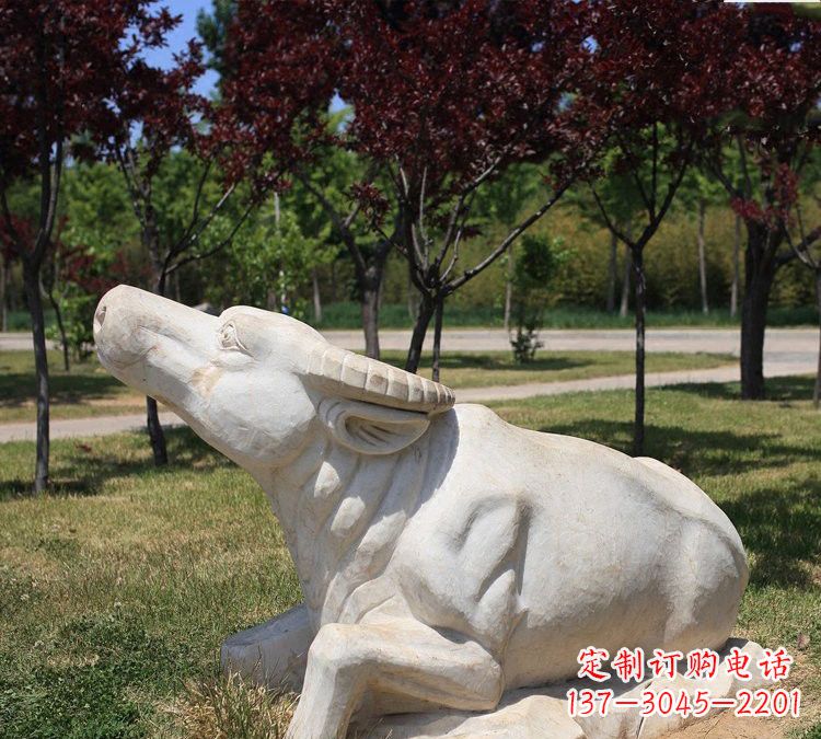 济南大理石动物雕塑传承文化的艺术精品