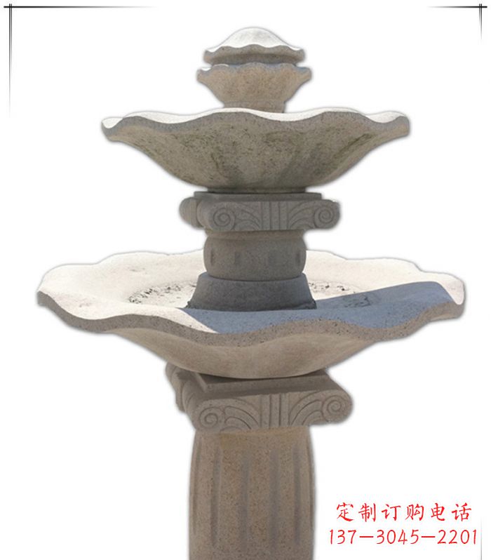济南大理石多层喷泉石雕精美绝伦的艺术形式