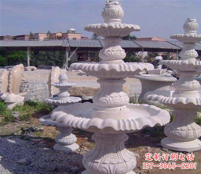 济南石雕喷泉展现精美的艺术灵感