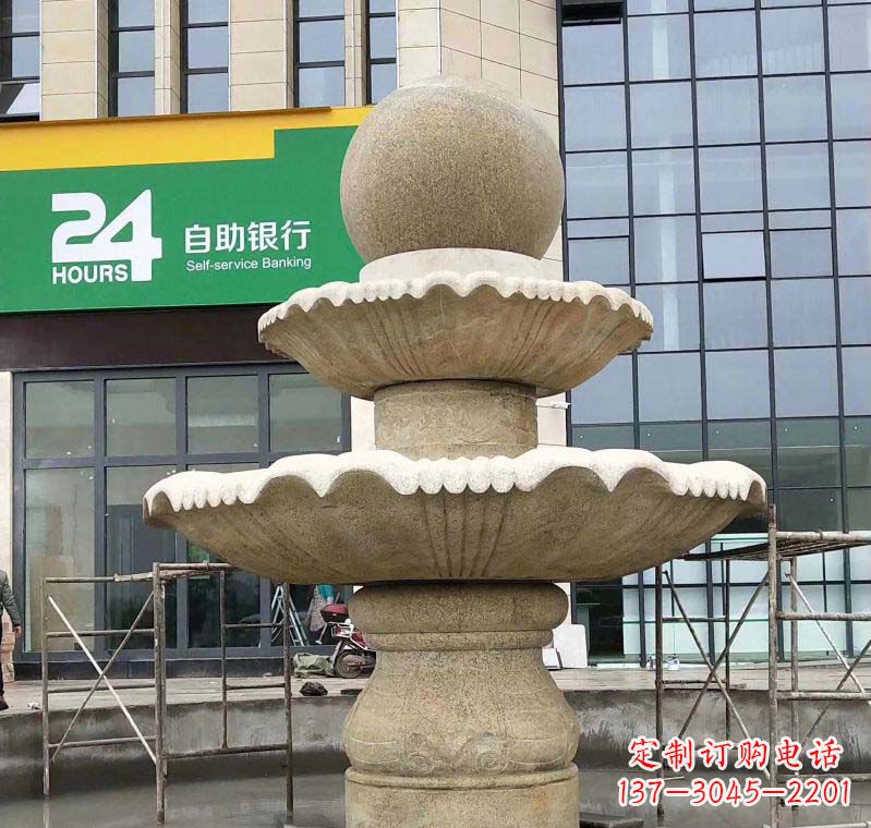 济南大理石风水球喷泉雕塑——振奋人心的艺术杰作