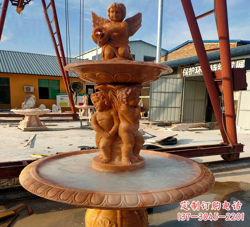 济南大理石风水球雕塑传承古老文化