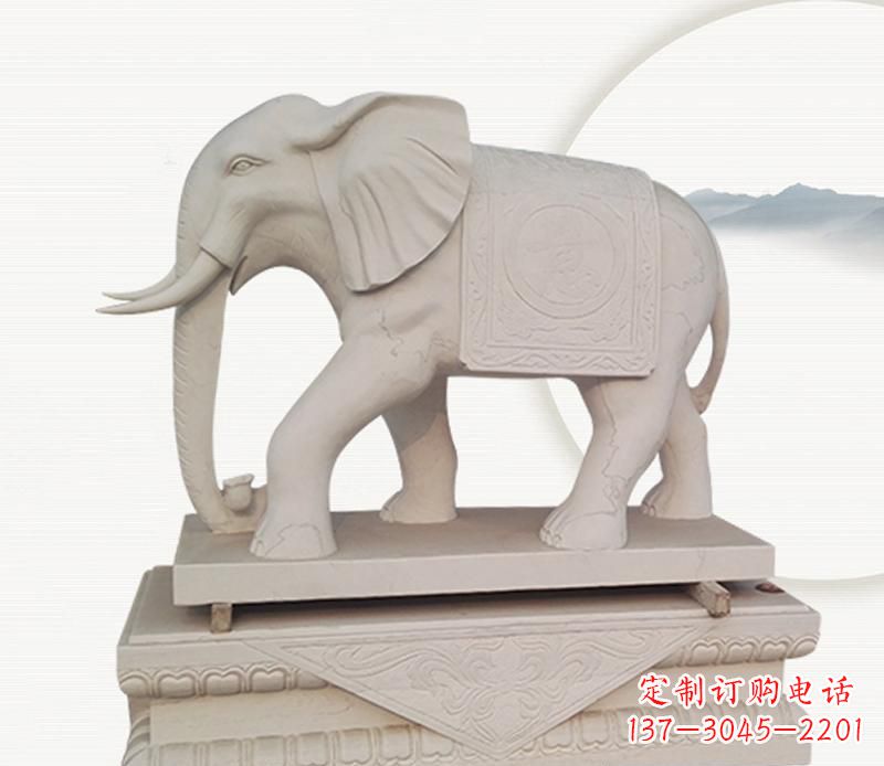 济南大理石公园内的巨大雕塑