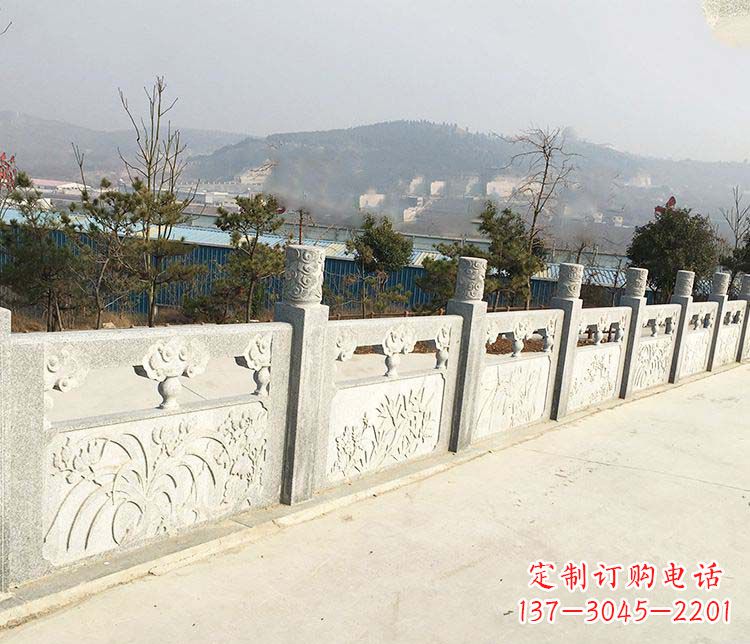 济南大理石护城河栏板石雕