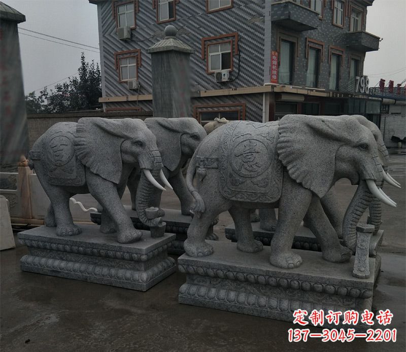济南唯美雕刻大象雕塑