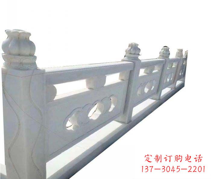 济南大理石建筑石雕栏板 (2)