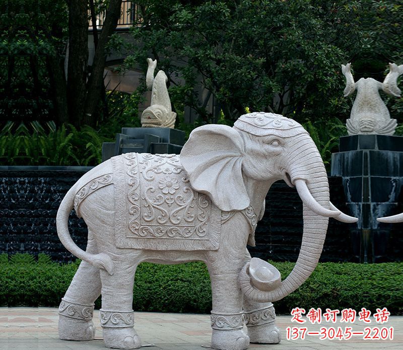 济南大理石卷鼻动物大象