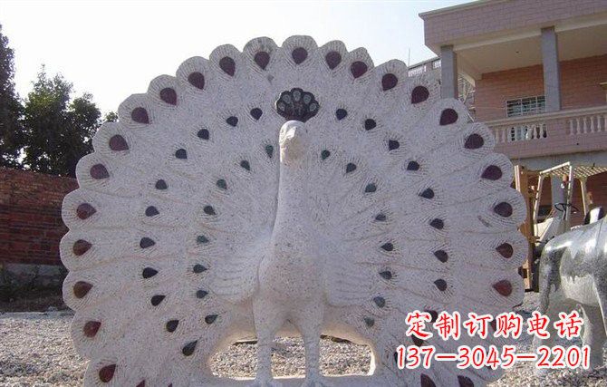 济南精美绝伦的孔雀石雕塑