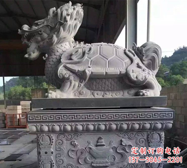 济南大理石龙龟石雕