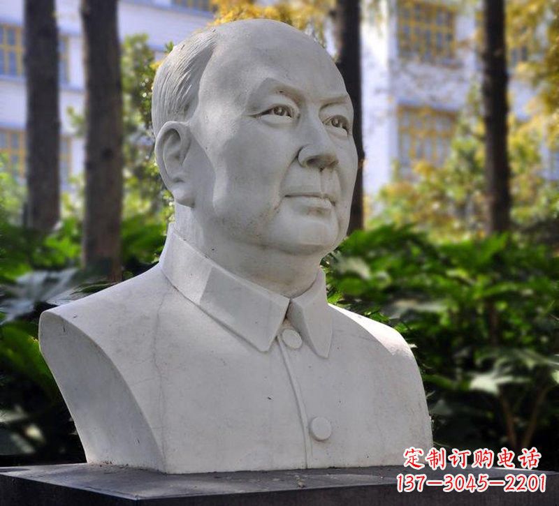 济南大理石钱学森胸像石雕——赞颂改革开放的先驱
