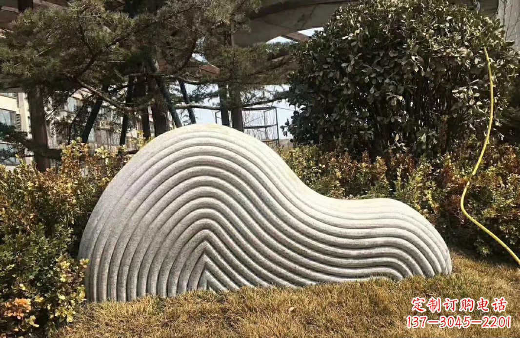 济南大理石纹理假山雕塑