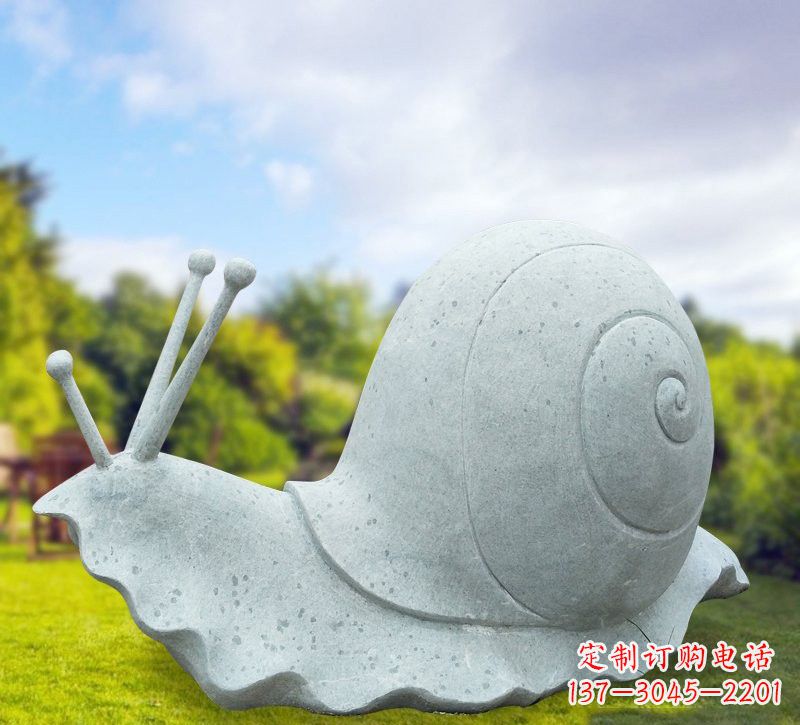 济南大理石蜗牛石雕