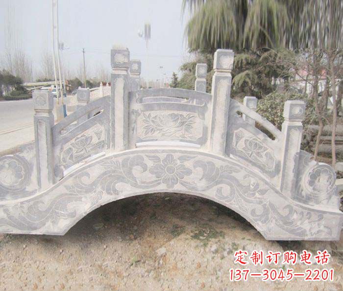 济南精美大理石小型拱桥石雕