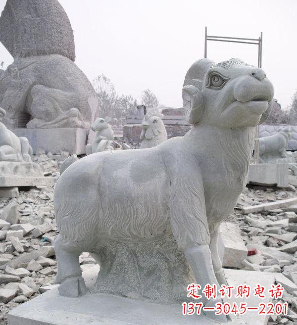 济南大理石羊雕塑