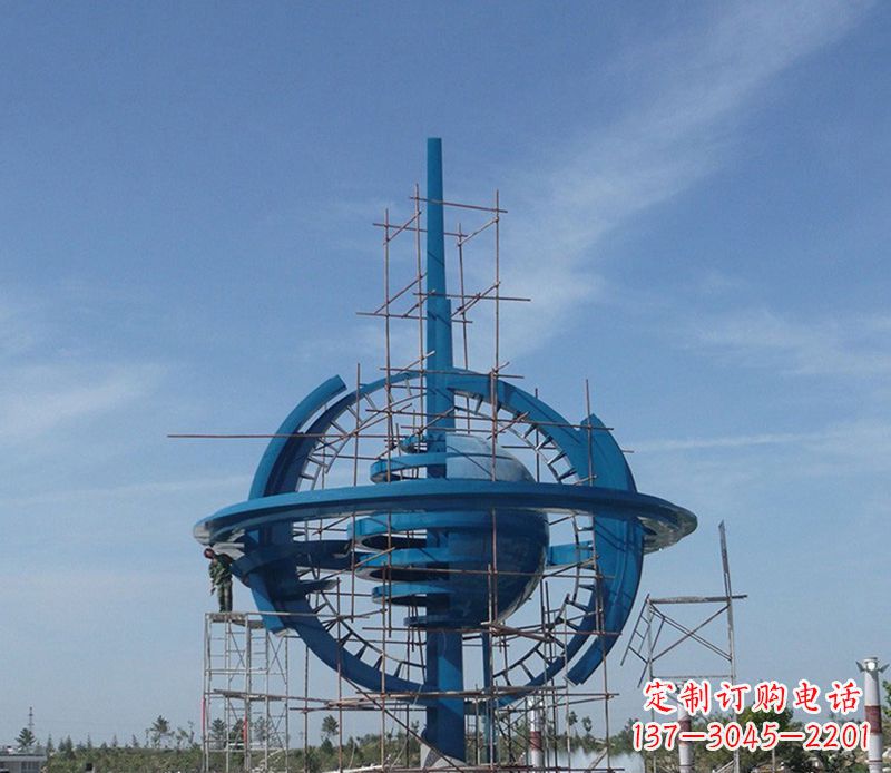 济南品质卓越的大型不锈钢地球雕塑