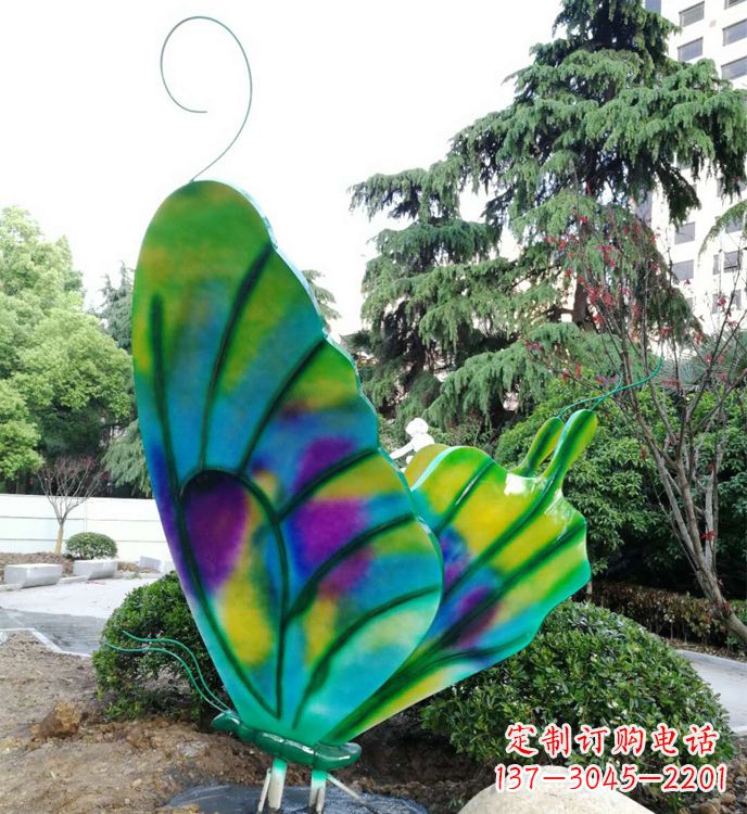 济南不锈钢蝴蝶雕塑,装点城市广场
