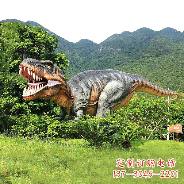 济南大型仿真恐龙公园雕塑