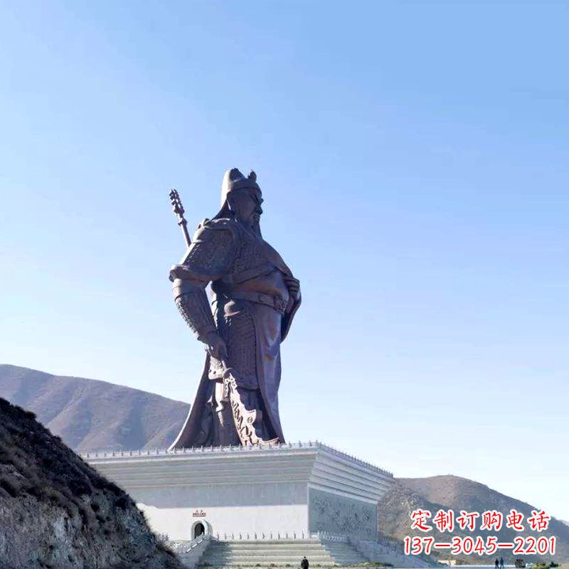 济南关公铸铜雕塑——传承三国历史文化的精美雕塑