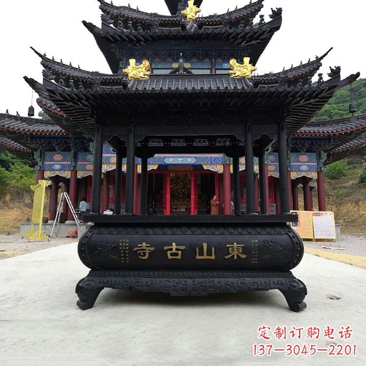 济南大型寺庙香炉雕塑