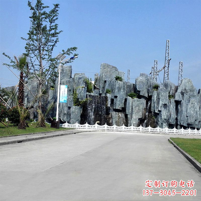 济南大型塑石假山雕塑