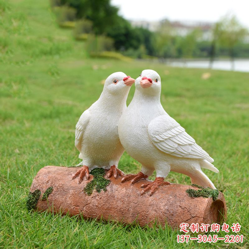济南精美大型和平鸽雕塑