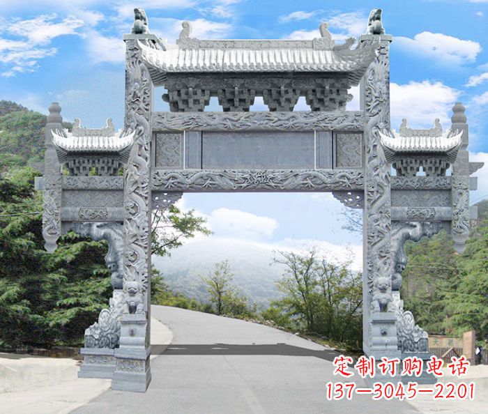 济南精美牌坊雕塑
