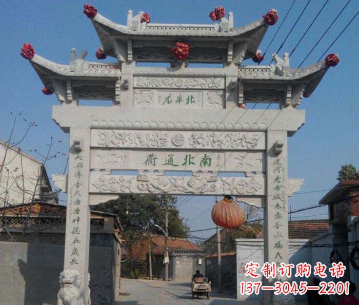 济南优质大理石牌坊雕塑