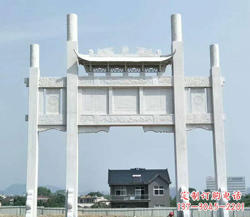 济南精美牌坊雕塑