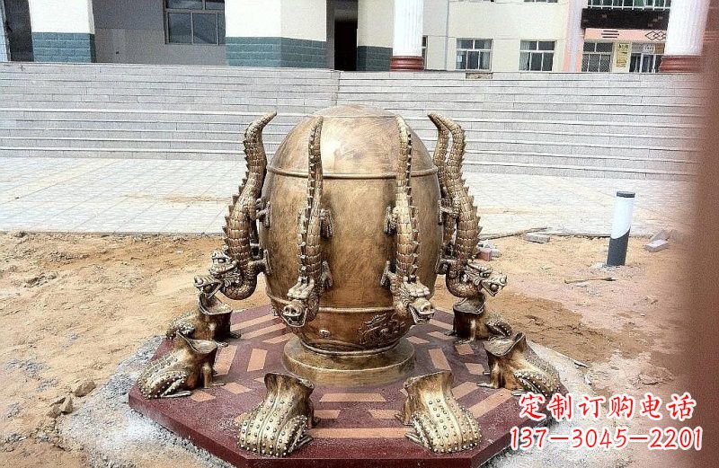济南地动仪铜雕