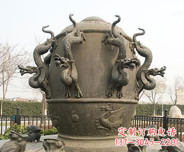 济南精美地动仪铜雕