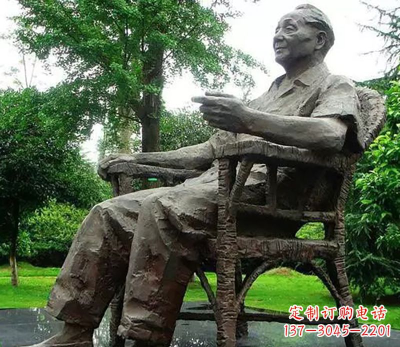 济南邓小平伟人公园铜雕—荣耀家乡,让历史永生