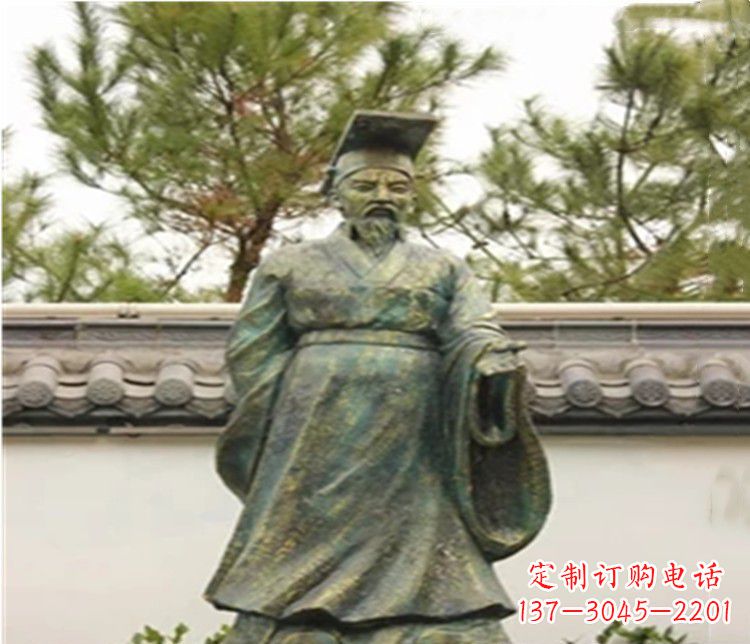 济南青铜雕刻汉武帝铜雕