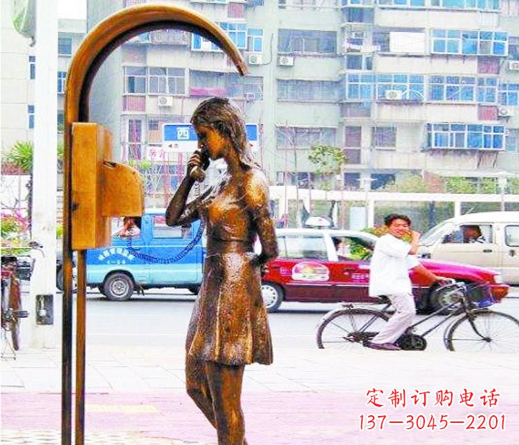 济南女孩铜雕塑——艺术的象征