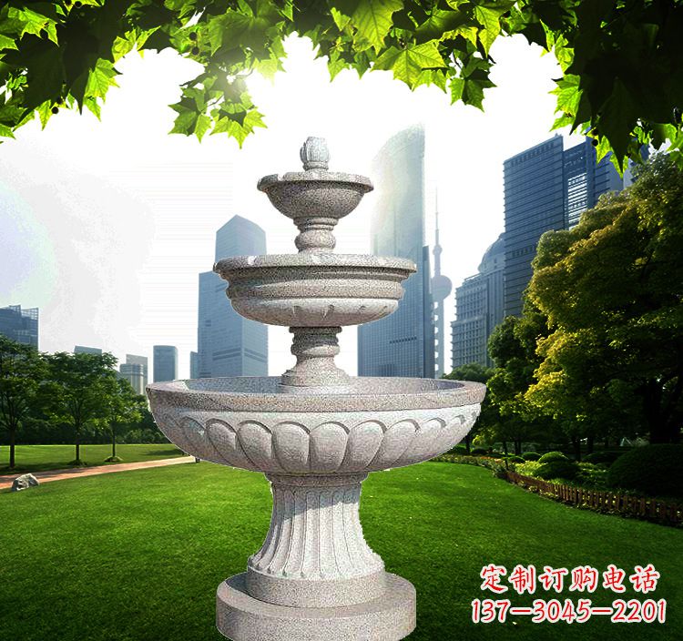 济南跌水盆石喷泉雕塑