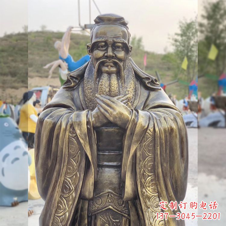 济南中领雕塑贵族——伟大的孔子雕塑