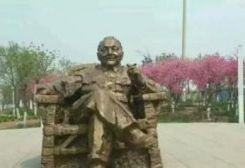 济南中领雕塑邓小平坐式铜雕