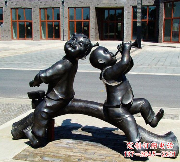 济南铜雕童趣,引领儿童童趣生活