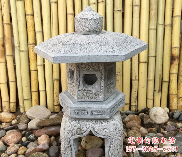 济南精美仿古灯笼石雕