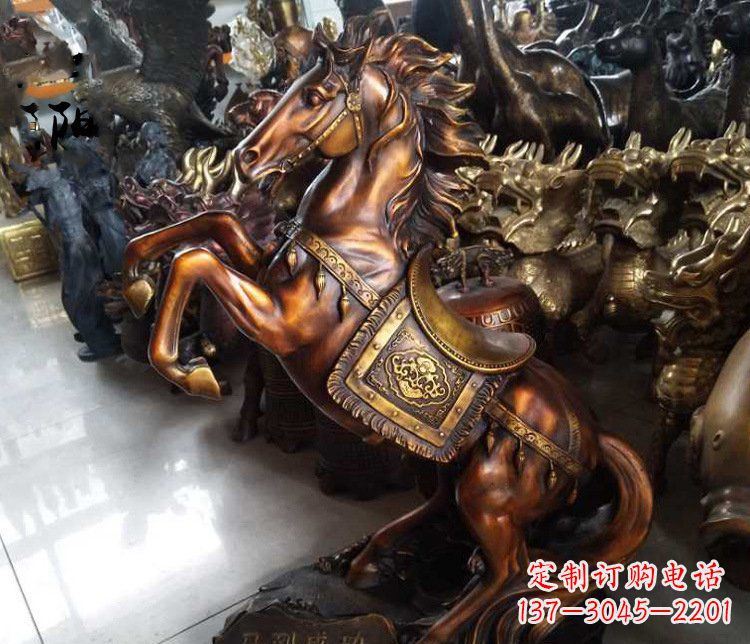 济南精致仿古马雕塑