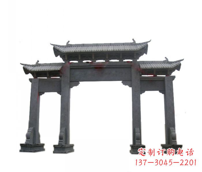 济南精美仿古牌坊石雕