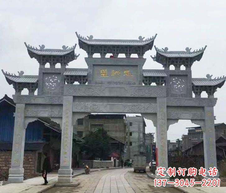 济南精美牌坊石雕