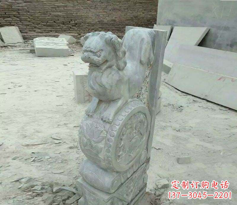 济南精美石门墩雕塑,缔造绝色佳作