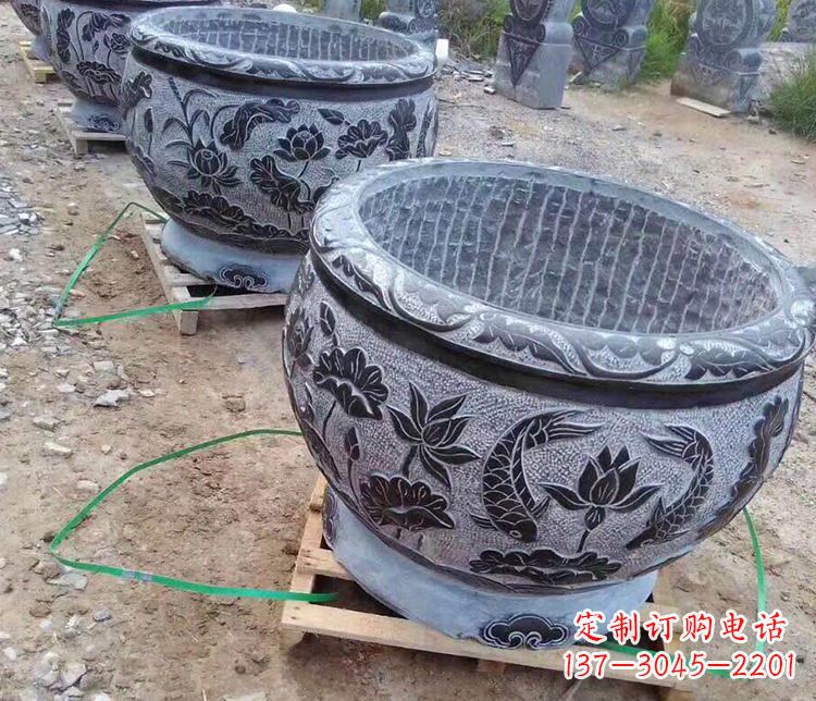 济南古典水缸雕塑