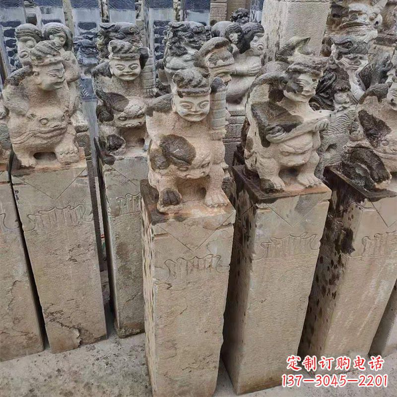 济南仿古拴马柱