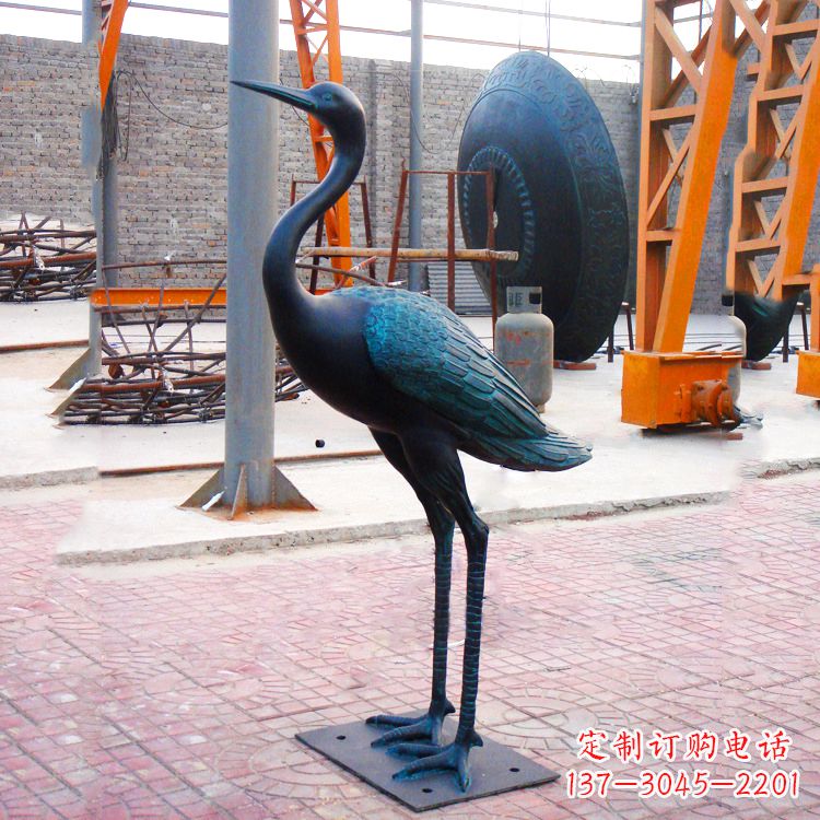济南仿古仙鹤雕塑