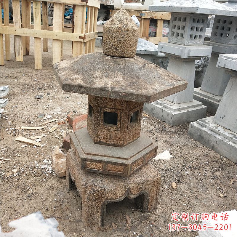 济南仿古做旧石灯笼