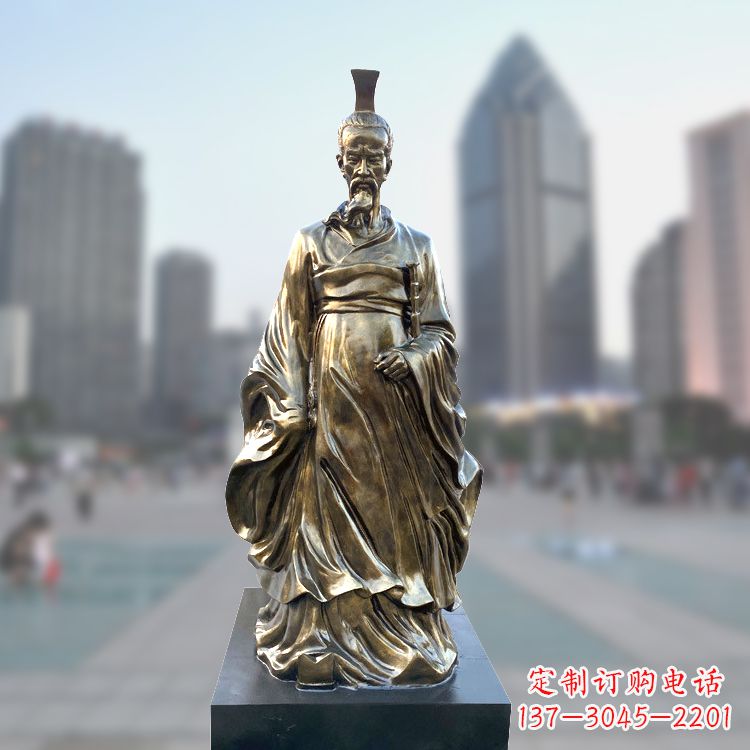 济南专业定制屈原雕像