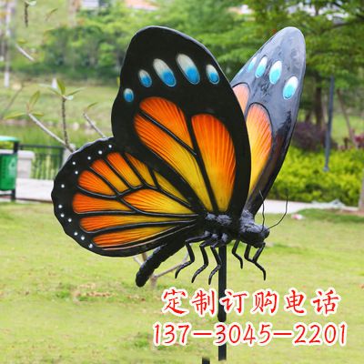 济南仿真蝴蝶_黄色款款105x78x110
