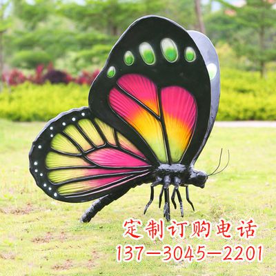济南仿真蝴蝶_品红色款405x78x110