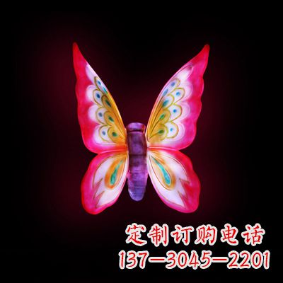 济南红发蝴蝶 小号发光雕塑